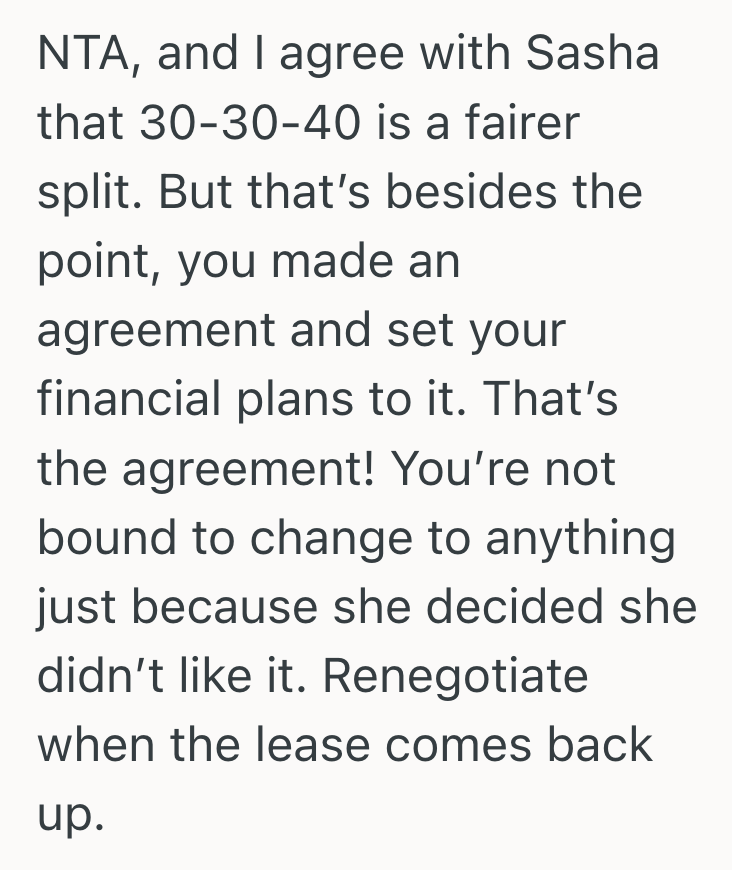 Screenshot 2025 05 20 at 1.00.47 PM Disgruntled Roommates Tried To Change The Rent Agreement After Moving In, But One Renter Refused To Pay More Than Her Original Share